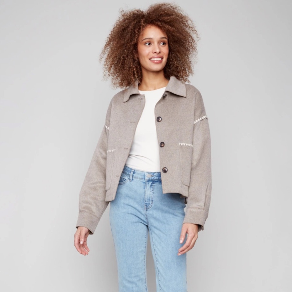 NWT Double-Faced Wool Jacket